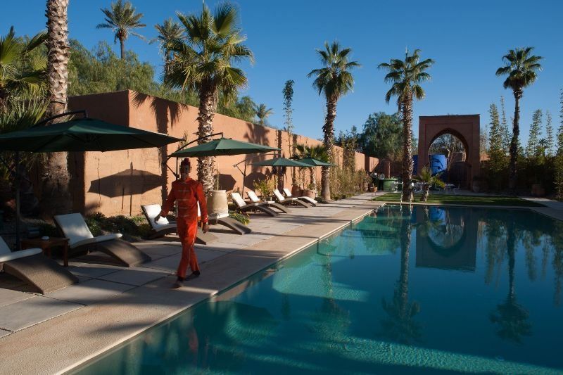 Tigmiza Boutique Hotel & Spa Ouled Jelal Екстериор снимка The swimming pool at the Ouarzazate hotel